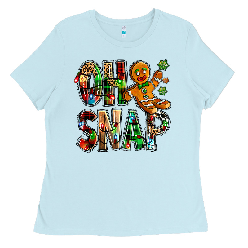 Oh Snap Christmas Ladies Tee by NancyCooperArtShop | Teevron