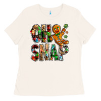 Bone Oh snap Christmas Ladies Tee - NancyCooperArtShop