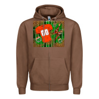 Chestnut american football uniform mouse pad Zipper Hoodie - BundleAndBundleShop