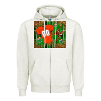 Oatmeal Heather american football uniform mouse pad Zipper Hoodie - BundleAndBundleShop
