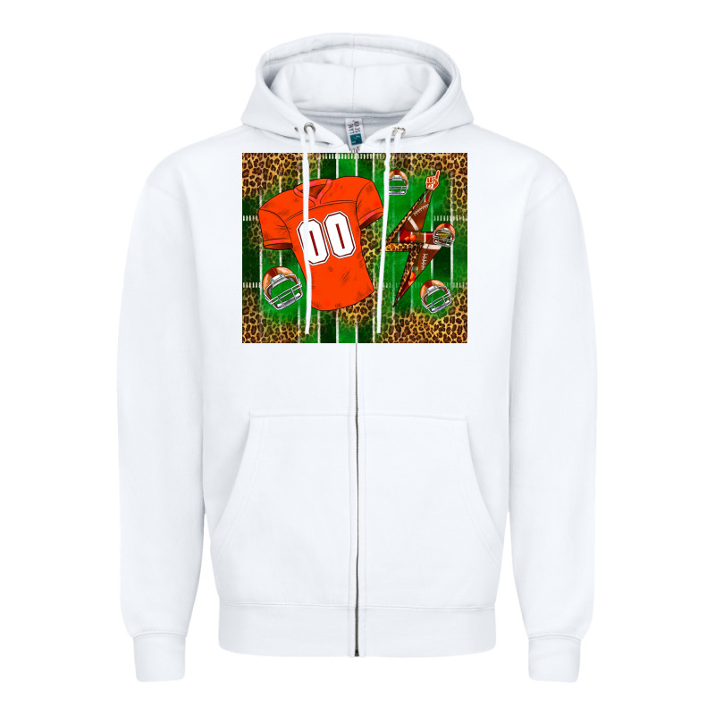 American Football Uniform Mouse Pad Zipper Hoodie by BundleAndBundleShop | Teevron