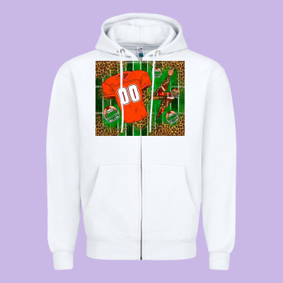 American Football Uniform Mouse Pad Zipper Hoodie Designed By Bundleandbundleshop