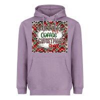 Lavender Running on Coffee And Christmas Heavyweight Hoodie - CowhideDigitalArt