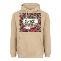 Mushroom Running on Coffee And Christmas Heavyweight Hoodie - CowhideDigitalArt