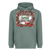 Sage Running on Coffee And Christmas Heavyweight Hoodie - CowhideDigitalArt