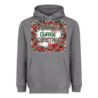Storm Running on Coffee And Christmas Heavyweight Hoodie - CowhideDigitalArt
