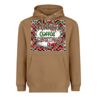 Toasted Coconut Running on Coffee And Christmas Heavyweight Hoodie - CowhideDigitalArt