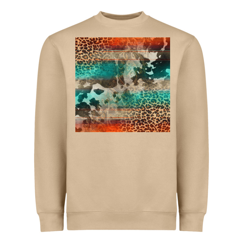 Leopard Cowhide Pattern Heavyweight Sweatshirt by CowCowDesign | Teevron