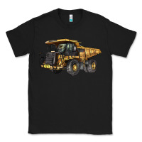 Black Mining Truck Classic Tee - LillyAllenDesigns