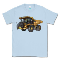 Dusty Blue Mining Truck Classic Tee - LillyAllenDesigns