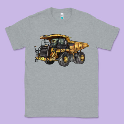 Mining Truck Classic Tee Designed By Lillyallendesigns