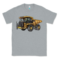 Heather Grey Mining Truck Classic Tee - LillyAllenDesigns