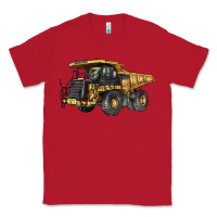 Red Mining Truck Classic Tee - LillyAllenDesigns