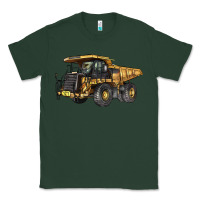 Sports Green Mining Truck Classic Tee - LillyAllenDesigns