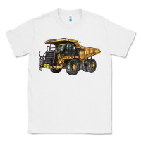 White Mining Truck Classic Tee - LillyAllenDesigns