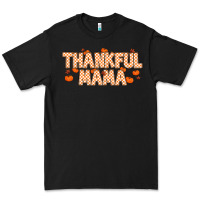 Black Thankful Mama Premium Tee - MaliasSmallBusiness