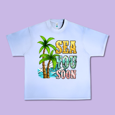 Sea You Soon Urban Heavy Tee Designed By Nancycooperartshop