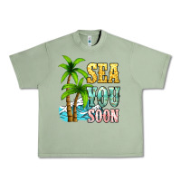 Oil Green Sea you soon Urban Heavy Tee - NancyCooperArtShop