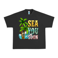Pigment Black Sea you soon Urban Heavy Tee - NancyCooperArtShop