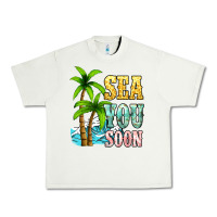 Pistachio Sea you soon Urban Heavy Tee - NancyCooperArtShop