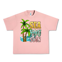 Salmon Sea you soon Urban Heavy Tee - NancyCooperArtShop