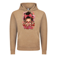 Vintage Coffee one loved mama messy bun Vintage Hoodie - texasbilliewilder