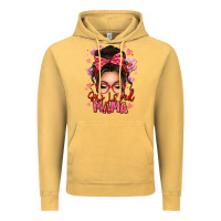 Vintage Mustard one loved mama messy bun Vintage Hoodie - texasbilliewilder