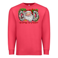 Cardinal with god all things are possible santa Premium Sweatshirt - CowhideDigitalArt