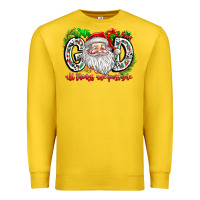 Lemon with god all things are possible santa Premium Sweatshirt - CowhideDigitalArt