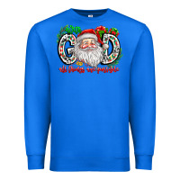 True Royal with god all things are possible santa Premium Sweatshirt - CowhideDigitalArt