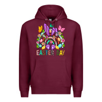 Burgundy Easter Day Premium Hoodie - BundleAndBundleShop