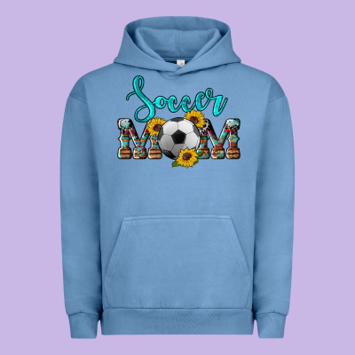 Western Leopard Cowhide Sunflowers  Glitter Mom Soccer Urban Hoodie Designed By Artiststas