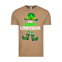 Vintage Coffee funny the aunt irish leprechaun st patricks day gift t shirt Vintage Tee - lanVoArt