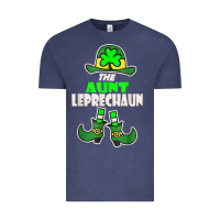 Vintage Denim funny the aunt irish leprechaun st patricks day gift t shirt Vintage Tee - lanVoArt