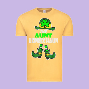Funny The Aunt Irish Leprechaun St Patricks Day Gift T Shirt Vintage Tee Designed By Lanvoart
