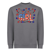 Storm all american girl doodle letters Heavyweight Sweatshirt - CowCowDesign
