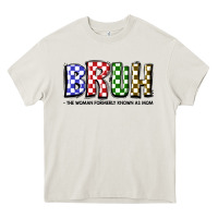 Cream bruh the woman formerly known as mom Heavy Core Tee - JahusDesignShop