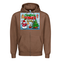 Chestnut christmas vibes only tumbler Zipper Hoodie - BundleAndBundleShop