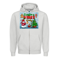 Dove Grey christmas vibes only tumbler Zipper Hoodie - BundleAndBundleShop