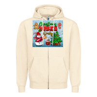Sandshell christmas vibes only tumbler Zipper Hoodie - BundleAndBundleShop