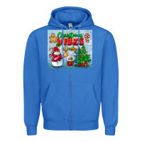 True Royal christmas vibes only tumbler Zipper Hoodie - BundleAndBundleShop