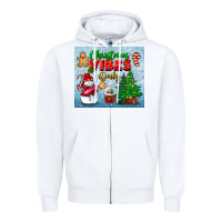 White christmas vibes only tumbler Zipper Hoodie - BundleAndBundleShop