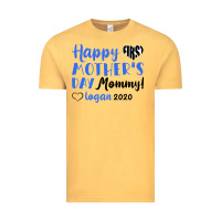 Vintage Mustard happy first mother's day mommy! logan 2020 Vintage Tee - Bettercallsaul