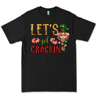 Black Let's get crackin Christmas Premium Tee - NancyCooperArtShop