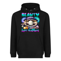Black Beauty Lies Within Heavyweight Hoodie - CowhideDigitalArt