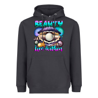 Smoke Beauty Lies Within Heavyweight Hoodie - CowhideDigitalArt