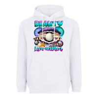 White Beauty Lies Within Heavyweight Hoodie - CowhideDigitalArt