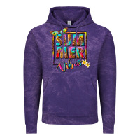 Cloud Purple summer vibes Vintage Hoodie - NancyCooperArtShop