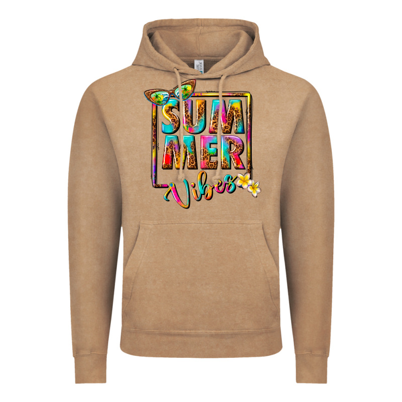 Summer Vibes Vintage Hoodie by NancyCooperArtShop | Teevron