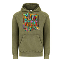 Vintage Olive summer vibes Vintage Hoodie - NancyCooperArtShop